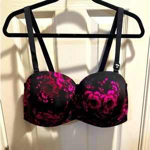 TORRID Floral Push-up/Strapless Bra NWT